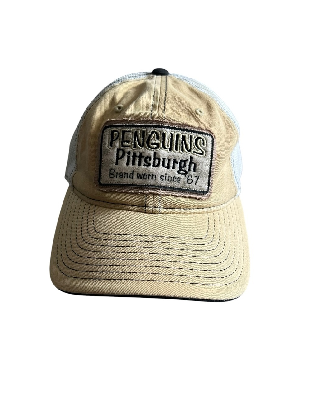 Vintage Pittsburgh Penguin NHL Reebok Hockey Cap Hat (139)
